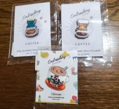 刺繍ピンバッジ