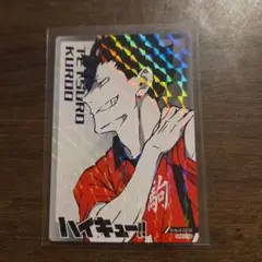 ハイキュー 黒尾鉄朗 レア きゃらくたぶる カードグミ4