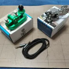 電鍵モールス信号キー、昭和レトロとスウェーデン製中古並 電鍵モールス信号キー、昭和レトロとスウェーデン製中古並