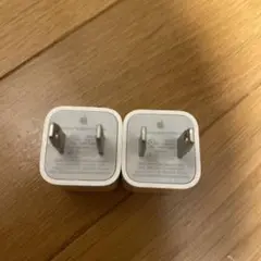 Apple純正◆USBコンセントプラグ◆ACアダプタ ◆2個セット