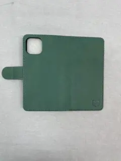 iPhone 14 ケース 手帳型 グリーン