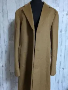 UNIQLO カシミ混 チェスターコート キャメル L