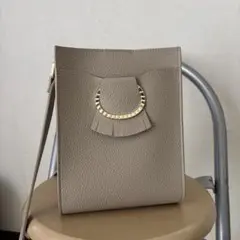 MIHAMA ベージュ ハンドバッグ　未使用 MIHAMA / ミハマ ハンドバッグ : タカシマヤファッション