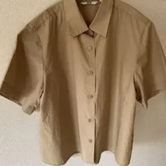 ユニクロ　コットンシャツ半袖