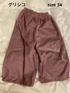 ✳️Grishko(グリシコ)サウナハーフパンツ size34 グレーピンク