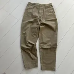ユニクロ　コットン　テーパード　アンクルパンツ　チノパン