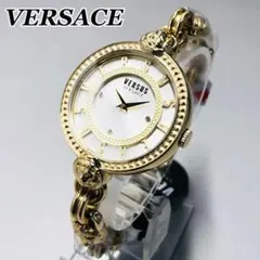 【新品】ヴェルサス/ヴェルサーチ 定価3.3万円 ゴールド レディース高級腕時計