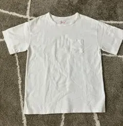 美品　BONCOURA ヘビーウエイトポケットTシャツ オフホワイト