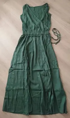 新品タグ付き titivate 前後2way カシュクールマキシワンピース