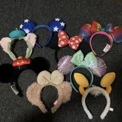 ディズニーリゾートカチューシャ 8点セット
