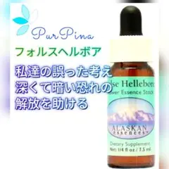 フォルスヘルボア(7.5ml)　アラスカンエッセンス　フラワーエッセンス