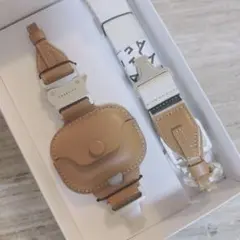 ユーティリティ スマホショルダー ワイヤレスイヤホン レザー ケース付き