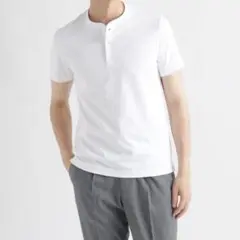 ※新品クロスクローゼット　ハイブリットコットンヘンリーネックTシャツ　サイズ3