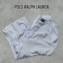 POLORALPHLAURENコットンストライプパジャマパンツMインドネシア製