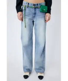 90S LOWRISE LOOSE STRAIGHT moussy デニム