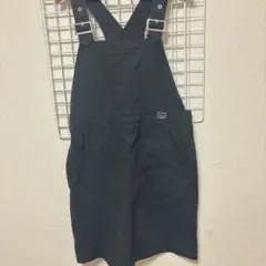 ブラックオーバーオール 160cm