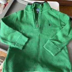 緑色 ジップアップ セーター サイズ10