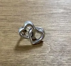 Tiffany ダブルオープンハート イヤリング 希少 ※片耳のみ