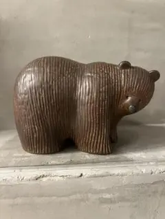 リサラーソン　熊 置物（ミディアム）
