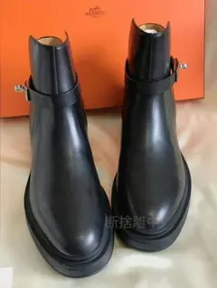 HERMESエルメスブーツ ヴェオVEOアンクルブーツ