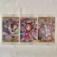 ウマ娘 ツインウエハース第8R カード 3点セット