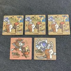 CoCo壱番屋 NeCo壱×モンスターハンターオリジナルコースター　5枚セット