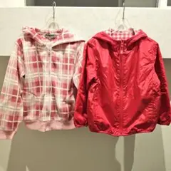 110 120アウター　ジャケット　2着セット　女の子