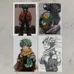 僕のヒーローアカデミア　ヒロアカ　緑谷　出久　イラストカード　ポストカード
