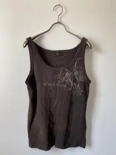 テットオム　ダメージ加工タンクトップ