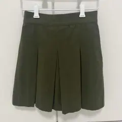Heather ヘザー ミニスカート キュロット カーキ S