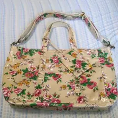 極美品。オルネ。花柄ショルダー。マザーズバック。ボストンバック