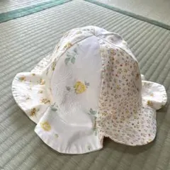 値下げ　チューリップハット　ハンドメイド　リバーシブル
