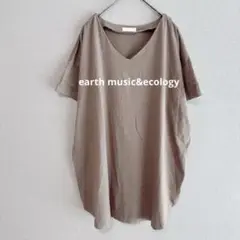 earth music&ecology/Vネック Tシャツ/チュニック/3498
