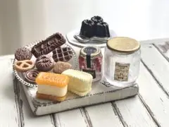 【ミニチュアスイーツ】ロータスサンド オレオ パフェ ジャム♡焼き菓子セットB