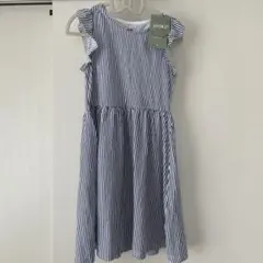 タグ付き未使用　120 女の子　ノースリーブ　ワンピース