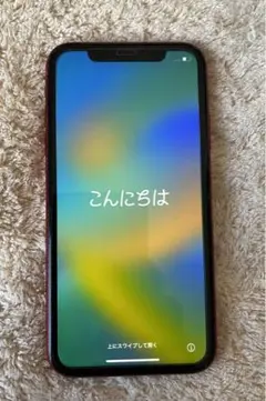 iPhone Xr 64GB SIMフリー レッド 箱、背面保護フィルム付き