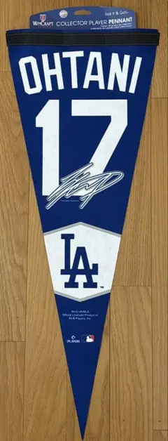 大谷翔平 ドジャース 17 LAペナント プリントサイン