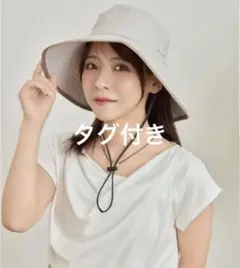 【新品タグ付き】しまむら　tal by yumi 撥水 ハット 帽子