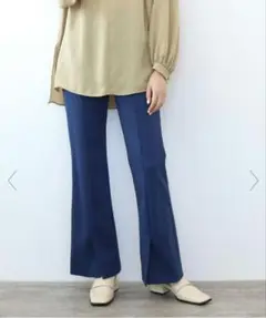 ベーセッツ フロントスリットジャージーパンツ