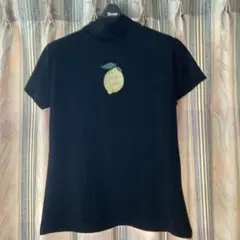 Noisy Noisy 黒 レモン刺繍 Tシャツ