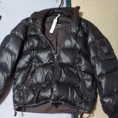 VETICA フード付き ブラックダウンジャケット 46