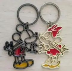 ミッキー ミニー キーホルダー 2個セット
