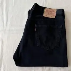 Levis UK製 501 ユーロ リーバイス ブラック 後染め w36