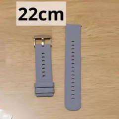 新品未使用✨22mm シリコン製　スマートウォッチ　交換ベルト　青 ブルー