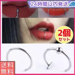 唇 鼻 ピアス 口ピ 鼻ピ フェイク お洒落 メンズ レディース 韓国
