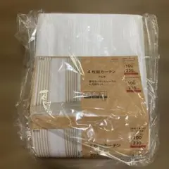 【新品未使用】レースカーテン2枚入り 巾100×丈228cm