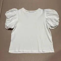 ホワイト パフスリーブ Tシャツ