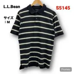 【即購入OK】L.L.Bean 半袖ポロシャツ サイズM ボーダー