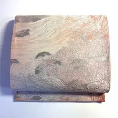 3k29 袋帯 絹 銀色 ピンク 白 柄物 和装 着物