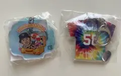 ジャイアンツ　船迫大雅　アクリルキーホルダー、 タイダイ柄キーホルダーセット